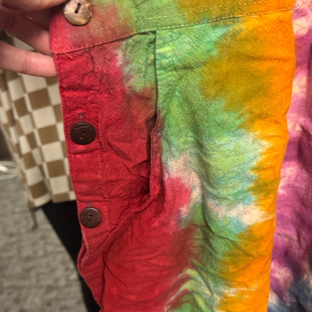 Colorful Tie-Dye Jumpsuit - Picture 3 of 4